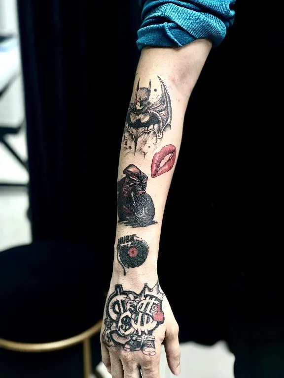 Syinger Tattoos colour tattoo work