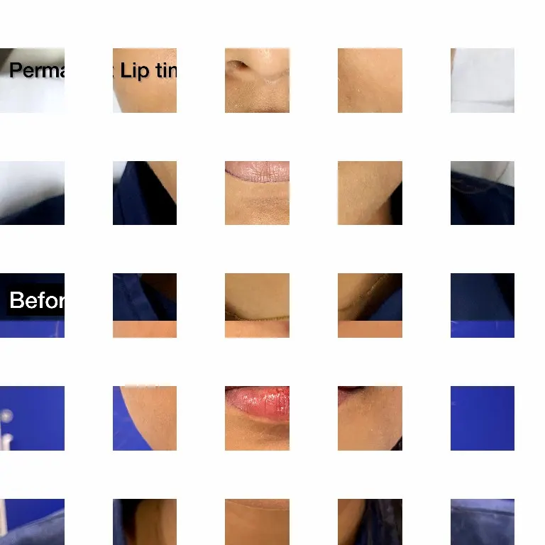 Lip coloring by Syinger Tattoos